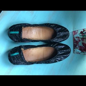 Tieks Black Patten Leather Ballet Slipper